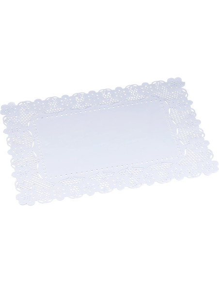 BLONDA DE PAPEL BLANCA RECTANGULAR 40X30CM 250 UNIDADES