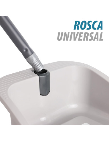 RECOGEDOR ATOMIC ATOMIC PLEGABLE GRIS