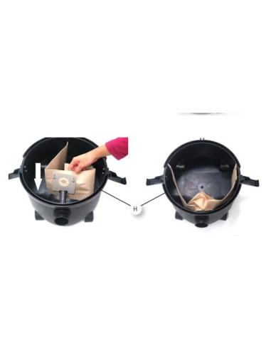 ASPIRADORA CON BOLSA TASKI GO