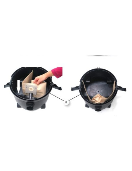 ASPIRADORA CON BOLSA TASKI GO