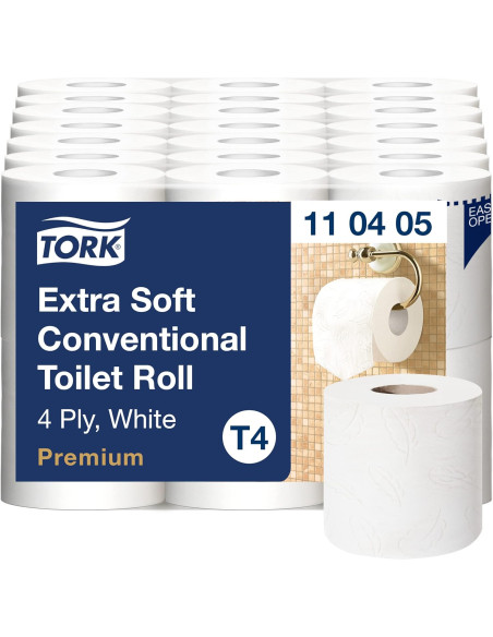 PAPEL HIGIÉNICO EXTRASUAVE 4 CAPAS TORK 42 ROLLOS