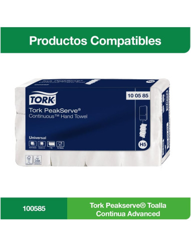 DISPENSADOR TOALLAS TORK PEAKSERVE...