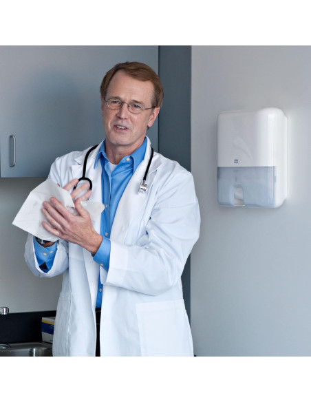 DISPENSADOR TOALLAS MINI TORK XPRESS H2 BLANCO