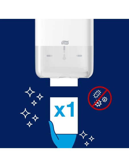 DISPENSADOR DE PAPEL HIGIÉNICO TORK T3 BLANCO