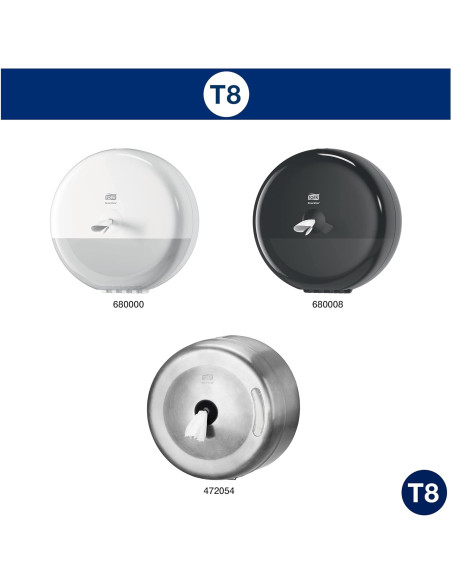 PAPEL WC TORK SMARTONE T8 DOS CAPAS BLANCO 6 UNIDADES