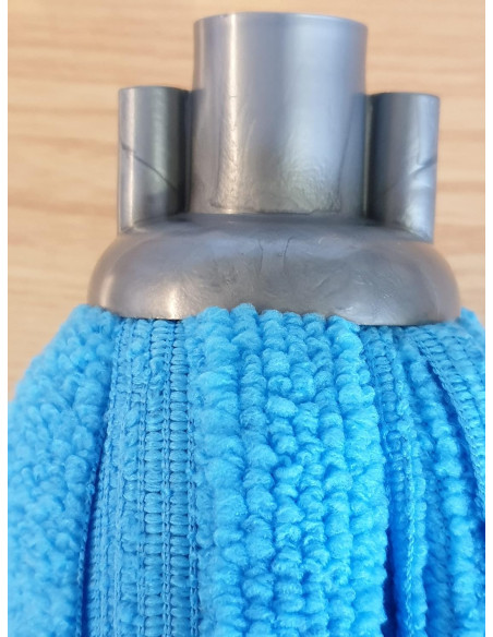 FREGONA TIRAS MICROFIBRA AZUL DOBLE ACCCIÓN 150GR BLANCOPLATA