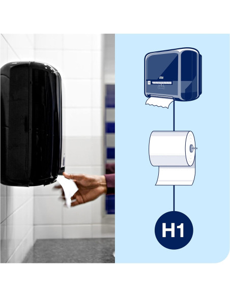 TOALLA DE MANO EN ROLLO TORK MATIC PLUS 2 CAPAS 6 UNIDADES