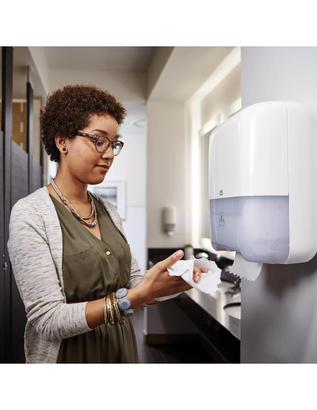 TOALLA ROLLO 2 CAPAS BLANCO UNIVERSAL TORK MATIC 150M 6 UNIDADES