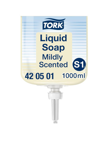 JABÓN LÍQUIDO SUAVE TORK PARA S1 1L