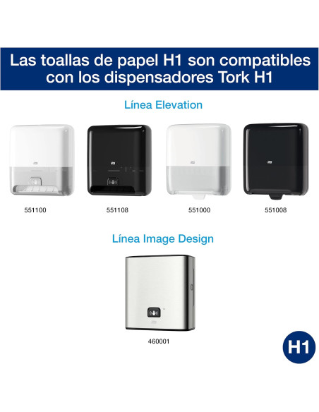 TOALLA ROLLO 2 CAPAS TORK MATIC ADVANCED VERDE 6 UNIDADES