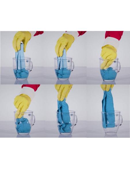 BAYETA MICROFIBRA PVA VILEDA  ROJA 5 UNIDADES