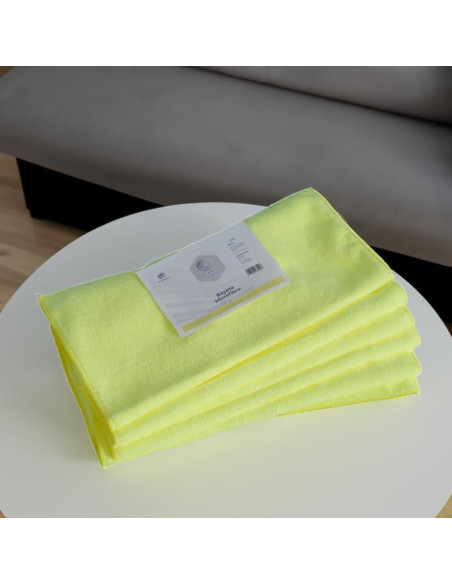 BAYETA MICROFIBRA AMARILLA MULTISUPERFICIES 40X30CM BLANCOPLATA 6U