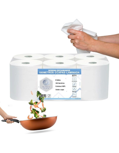 BOBINA SECAMANOS 100M 2C.LAM P/P...