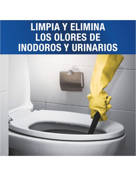 Viakal Professional, Limpiador para inodoros, 9L (12 x 750ml), eliminacion y prevencion de cal