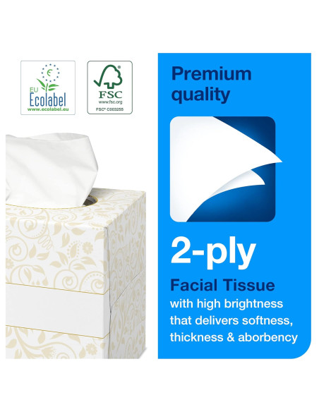 Tork 140278 Pañuelos faciales extra suaves Premium
