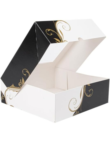 CAJA  PASTELERIA VENTANA CLASIC 23x23x7,5 (50u)