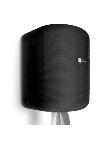 DISPENSADOR PAPEL MECHA BLANCO DISTRIBUCIONES BATOY NEGRO