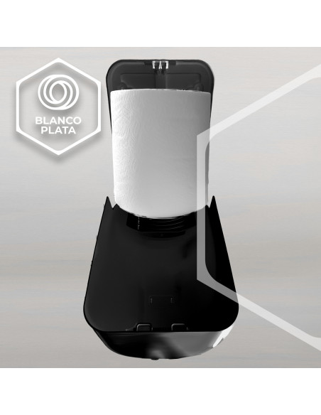 DISPENSADOR PAPEL MECHA BLANCO DISTRIBUCIONES BATOY NEGRO