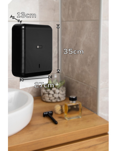 DISPENSADOR DE TOALLAS EN ZIG ZAG...