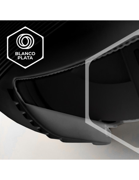 PORTAROLLOS  PAPEL HIGIÉNICO BLANCOPLATA NEGRO