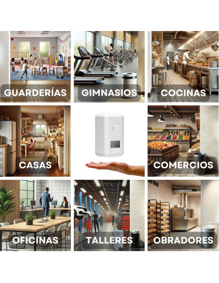 DOSIFICADOR DE JABÓN  BLANCO 1000ML BLANCOPLATA