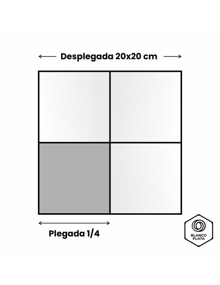 SERVILLETA AIRSOFT 20X20 2C NATURAL BLANCOPLATA(4500)