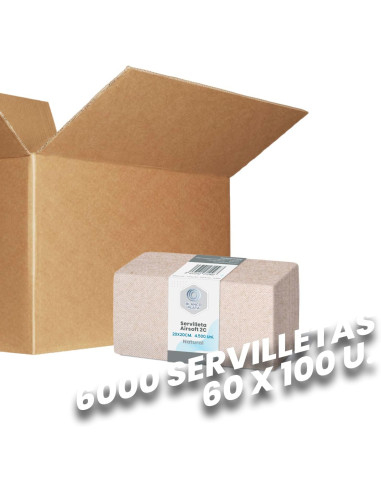 SERVILLETA AIRSOFT 20X20 2C NATURAL...