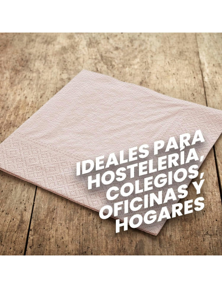 SERVILLETA 20x20 2/C NATURAL BLANCOPLATA 6.000 UNIDADES