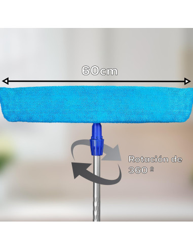 RECAMBIO WET MOP AZUL MICROFIBRA...