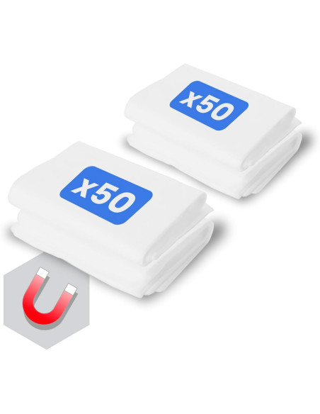 2 RECAMBIOS 50 GASAS SOFT MOP BLANCOPLATA