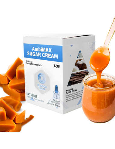 RECAMBIO AMBIMAX SUGAR CREAM EXTREM 100ML 30 DÍAS DURACIÓN. DESCONTAMINA EL AMBIENTE