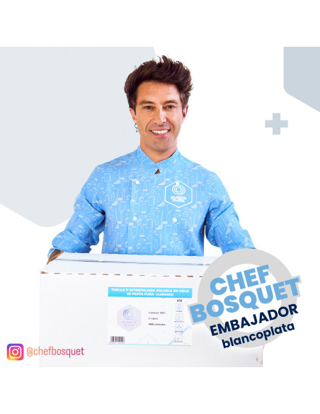 TOALLA ENGARZADA PLEGADA EN V SOLUBLE 2C 4000 UNIDADES