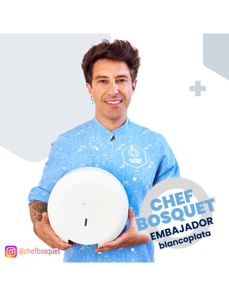 DISPENSADOR PAPEL HIGIÉNICO BLANCOPLATA COLOR BLANCO