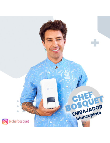 DOSIFICADOR DE JABÓN  BLANCO 1000ML BLANCOPLATA