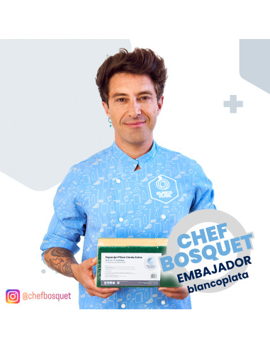 ESPONJA+FIBRA VERDE EXTRA BLANCOPLATA...