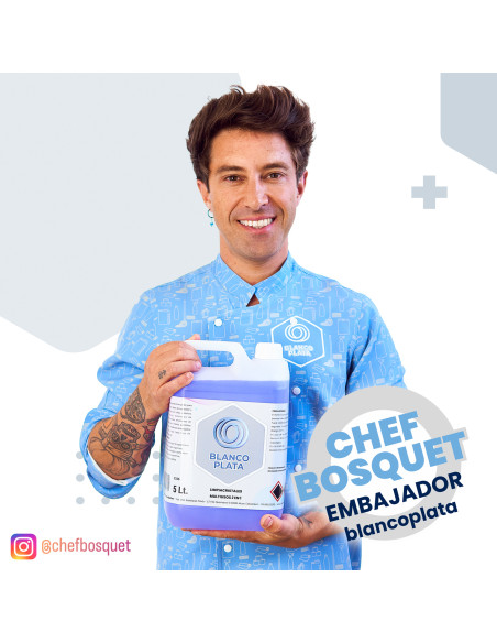 LIMPIACRISTALES MULTIUSOS 2 EN 1 BLANCOPLATA 5L