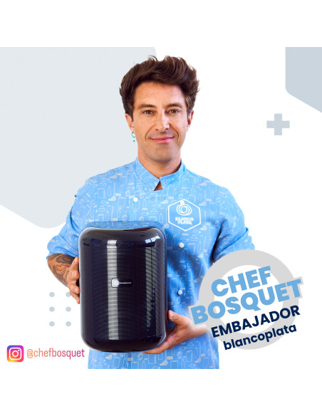 DISPENSADOR PAPEL MECHA BLANCO DISTRIBUCIONES BATOY NEGRO