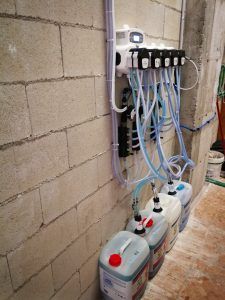 Instalación lavandería Ariel Profesional