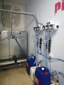 Instalación lavandería Ariel Profesional